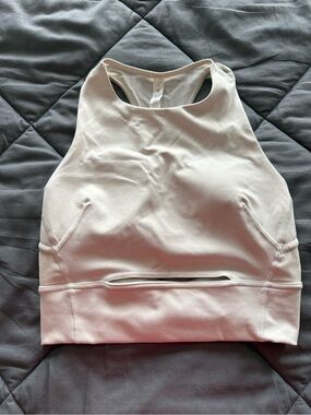 lululemon athletica Light Beige High-Neck Tank Top